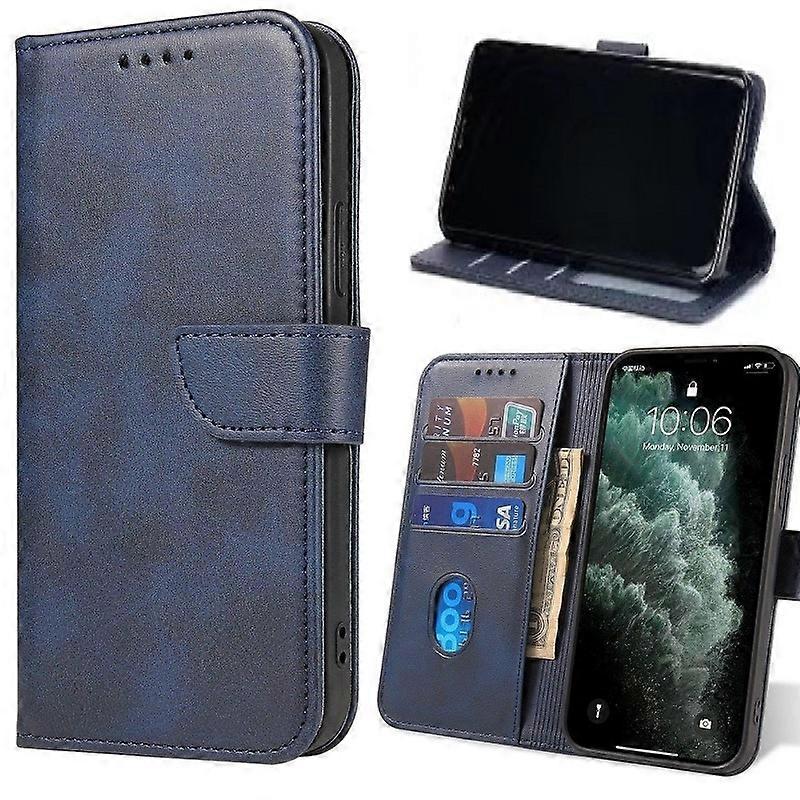 iPhone 16 - Book Case Mobile Wallet Navy Blue