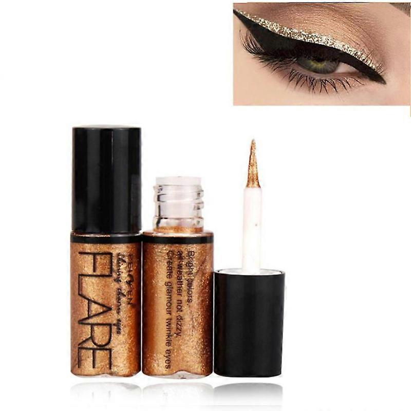 3 packs of diamond sparkling eyeliner, easy to color and quick-drying, smooth and bright lines