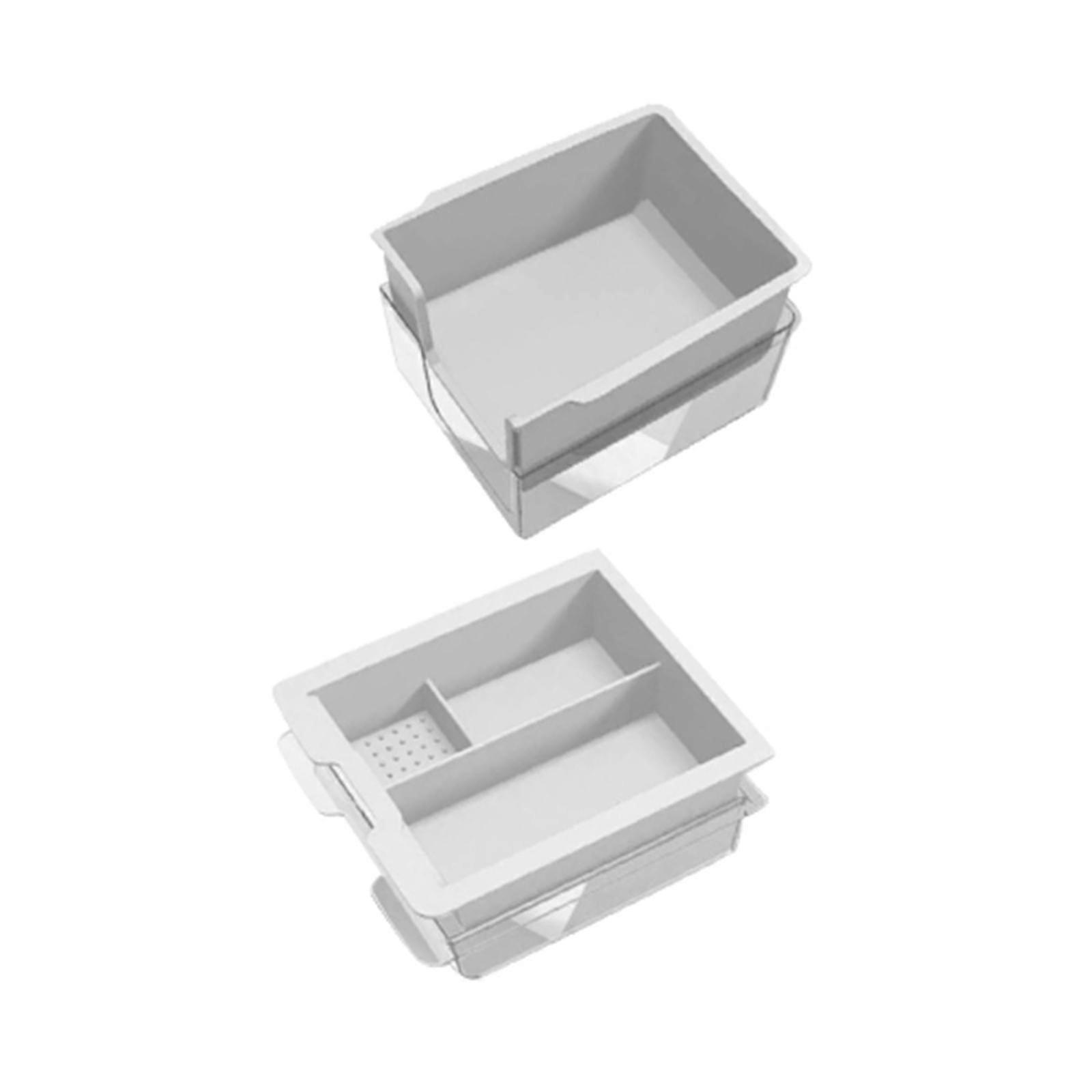 2x Center Console Organizer Trays Hidden Drawer for Tesla Model Y 21-24