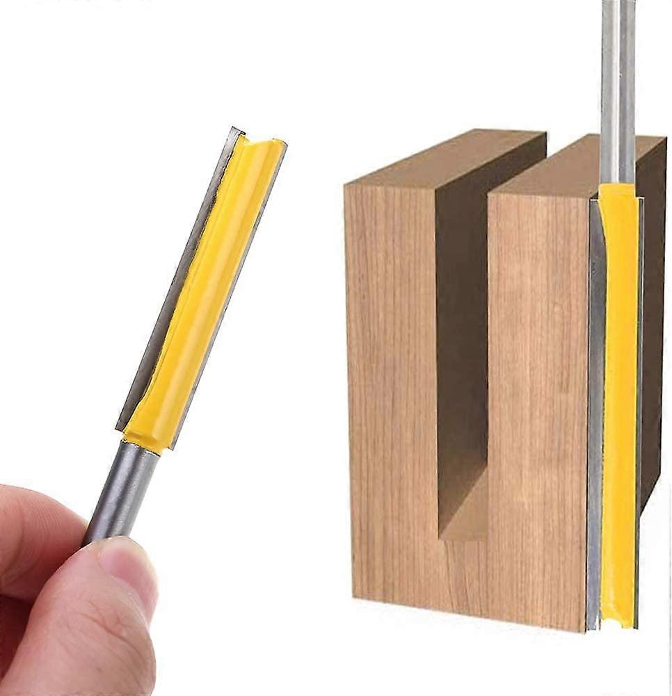 2pcs 8mm Straight Grooving Cutters Carbide Straight Router Bits Extra ...