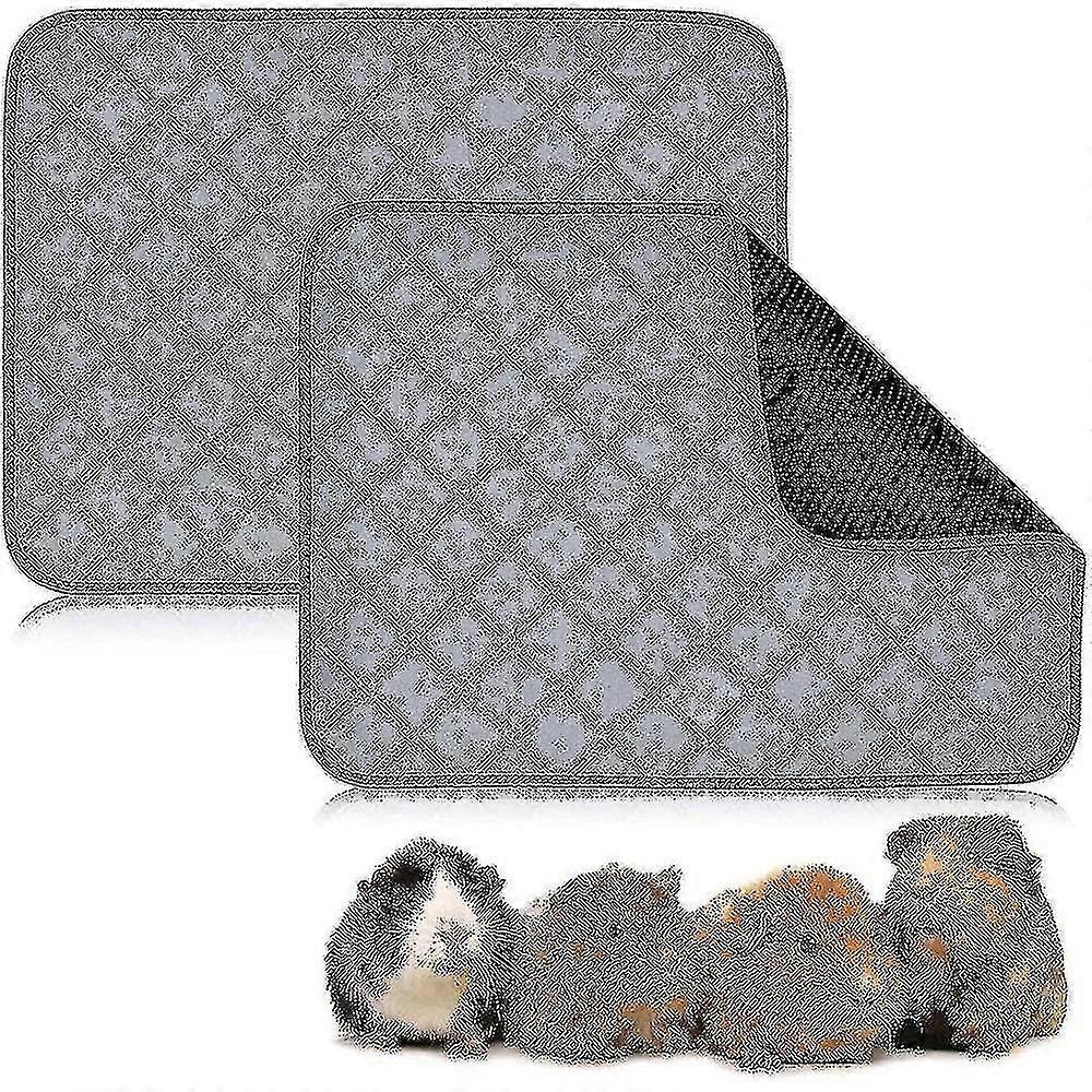 1/2 st Tvättbara marsvinBurfoder Matta Halkskydd Vattentät Pet Kitten Pee Pads
