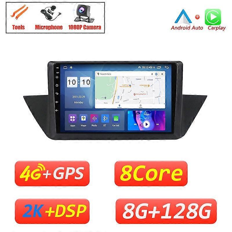 Android 13 Car Radio for BMW X1 E84 2009-2012,9inch Multimedia Player with 4G WiFi Car Carplay & 2Din