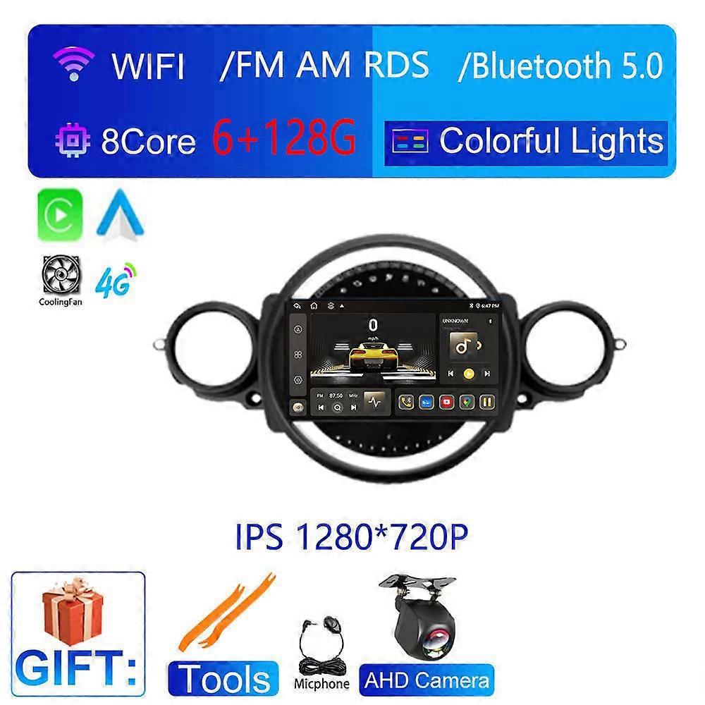 GPS di navigazione per BMW Mini Cooper R56 R60 R51 2006 - 2014 Radio Carplay Auto Lettore Multimediale Sistema Intelligente Android Auto