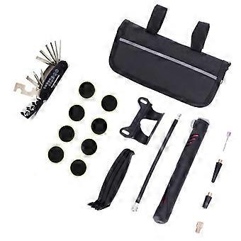 Portable Cycling Mountain Bike Multifunction Puncture Tyre Pump Tire Repair Tool