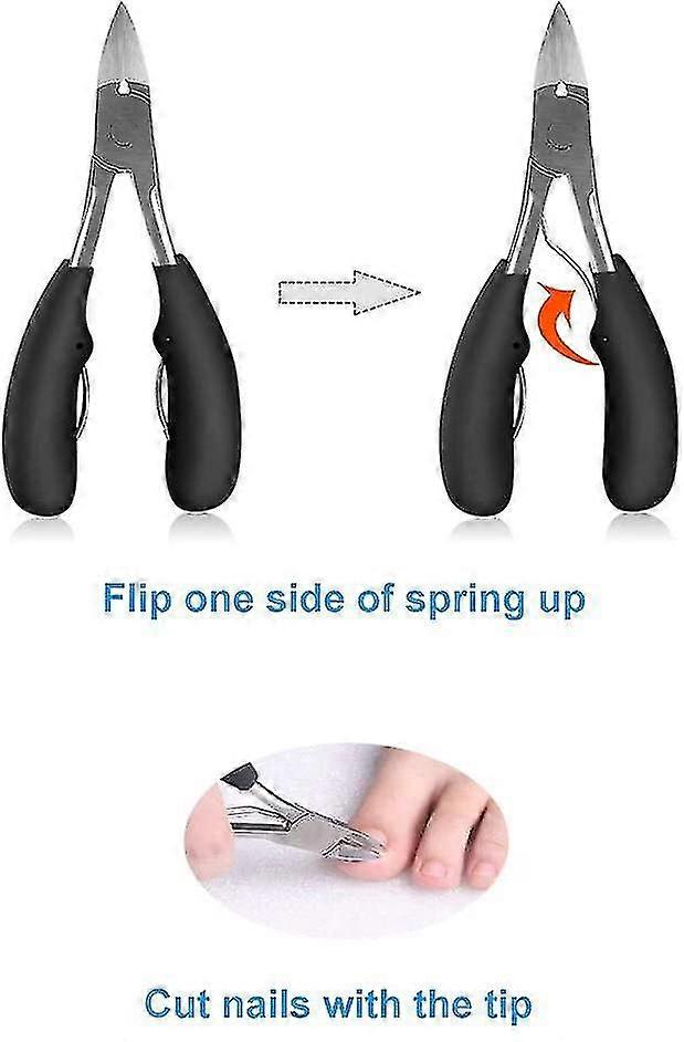 5pcs Nail Clippers Set For Thick Nails