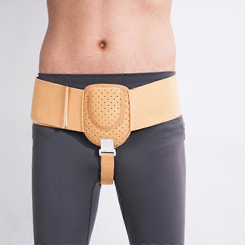 Hernia Medical Belt I Inguinal Hernia Belt for Men I Left or Right Side I Post-Surgical Inguinal Hernia Support Belt I Adjustable Belt - One Size