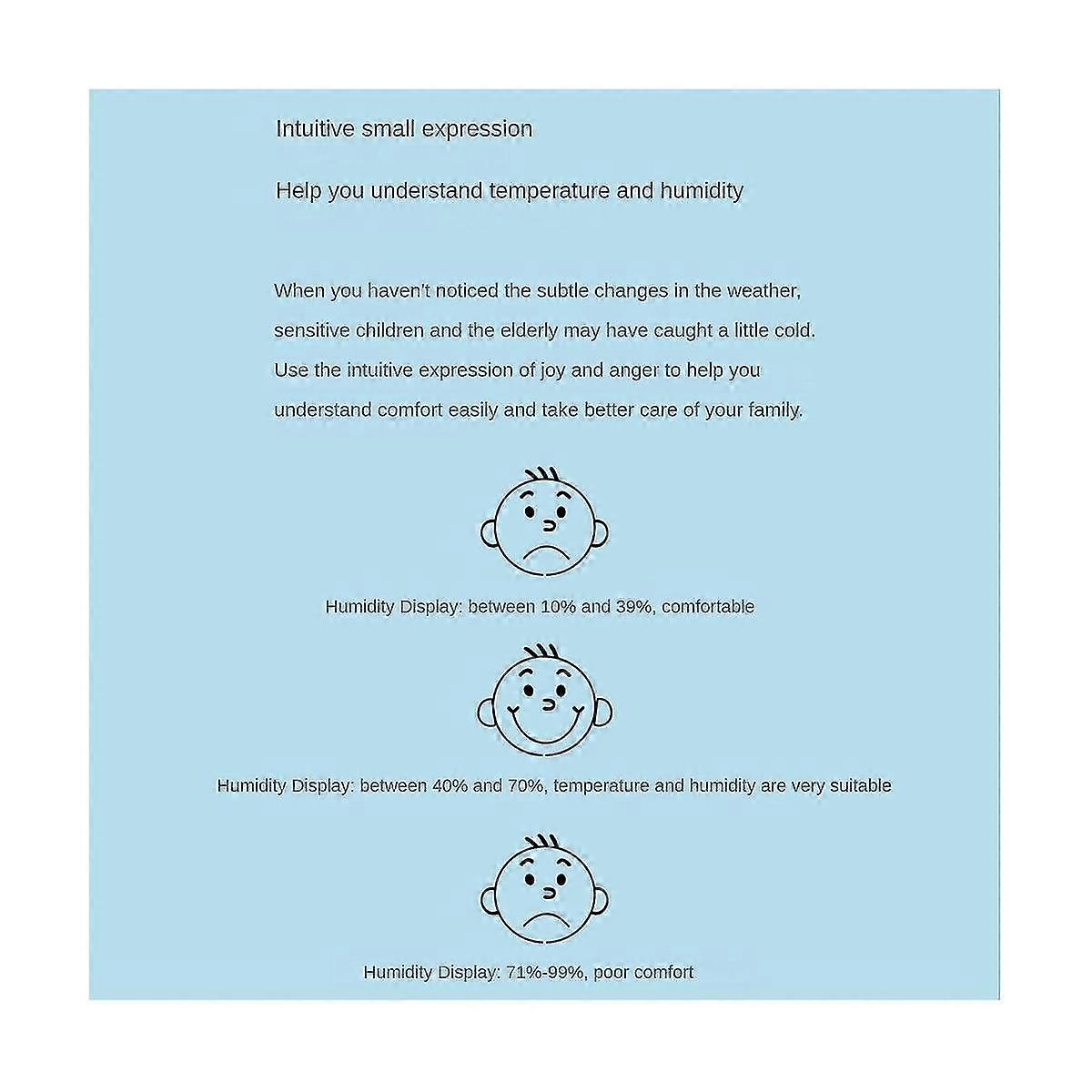2pcs Mini Digital Thermometer Hygrometer Indoor Room Humidity Gauge Meter Lcd Display Temperature Sensor Gauge-green