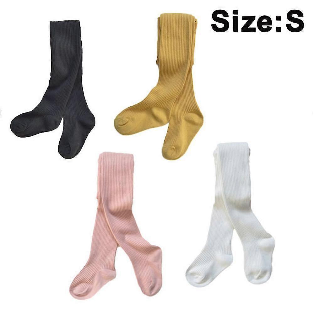 4 Pack Rajstopy dla niemowląt Grube maluchy Legginsy dziewczęcebezszerokosięczne dzianinowe pończochy bawełniane Niemowlęta Rajstopy