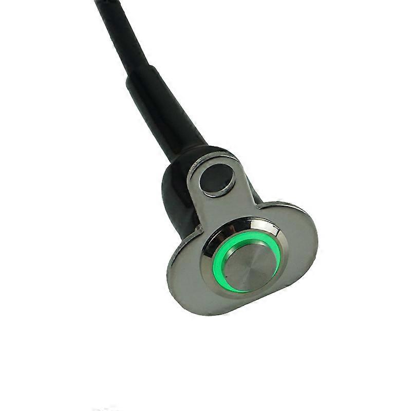 3 Color Lights Motorcycle Switch ON-OFF Handlebar Adjustable Mount Waterproof Switches Button DC12V Headlight