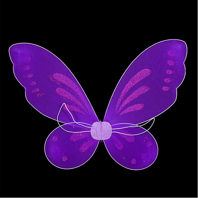 PRUMYA Ailes de fée pour filles,ailes de papillon brillantes,LED