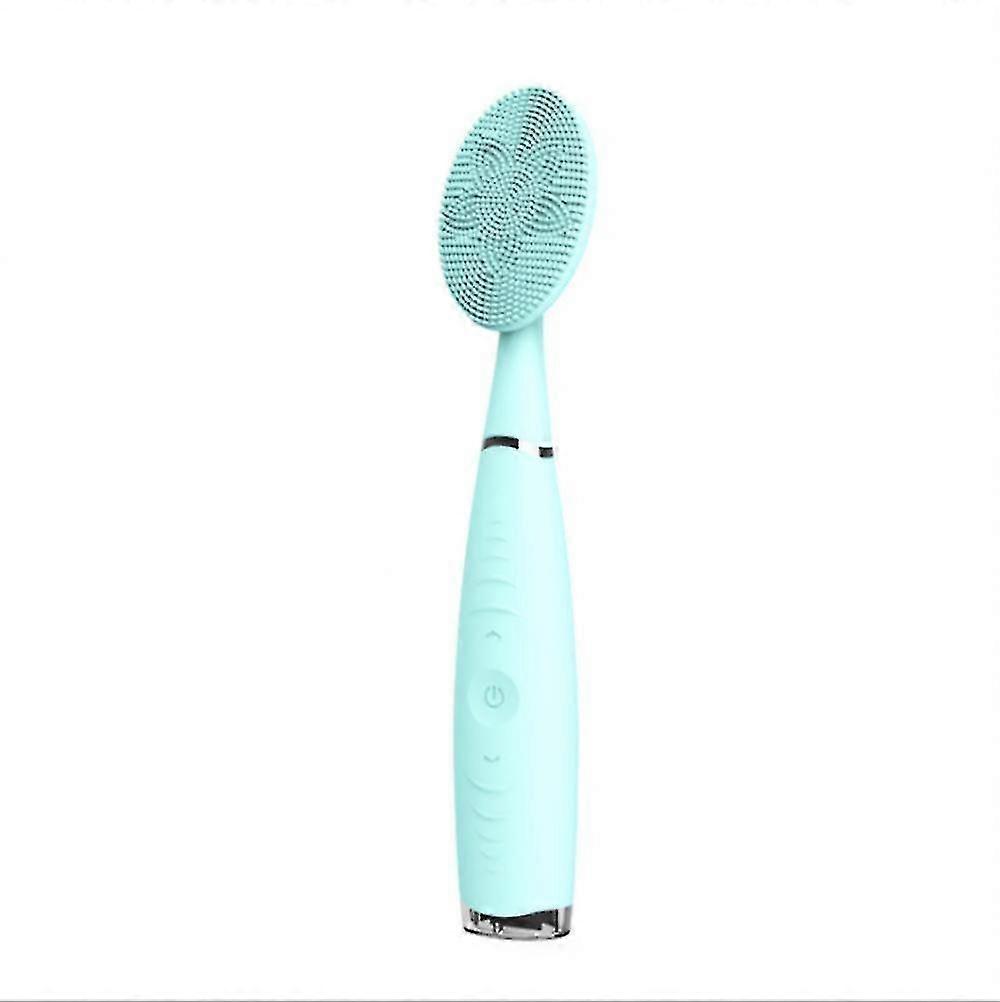 Facial Cleansing Brush,electric Face Cleansing Brush(blue)