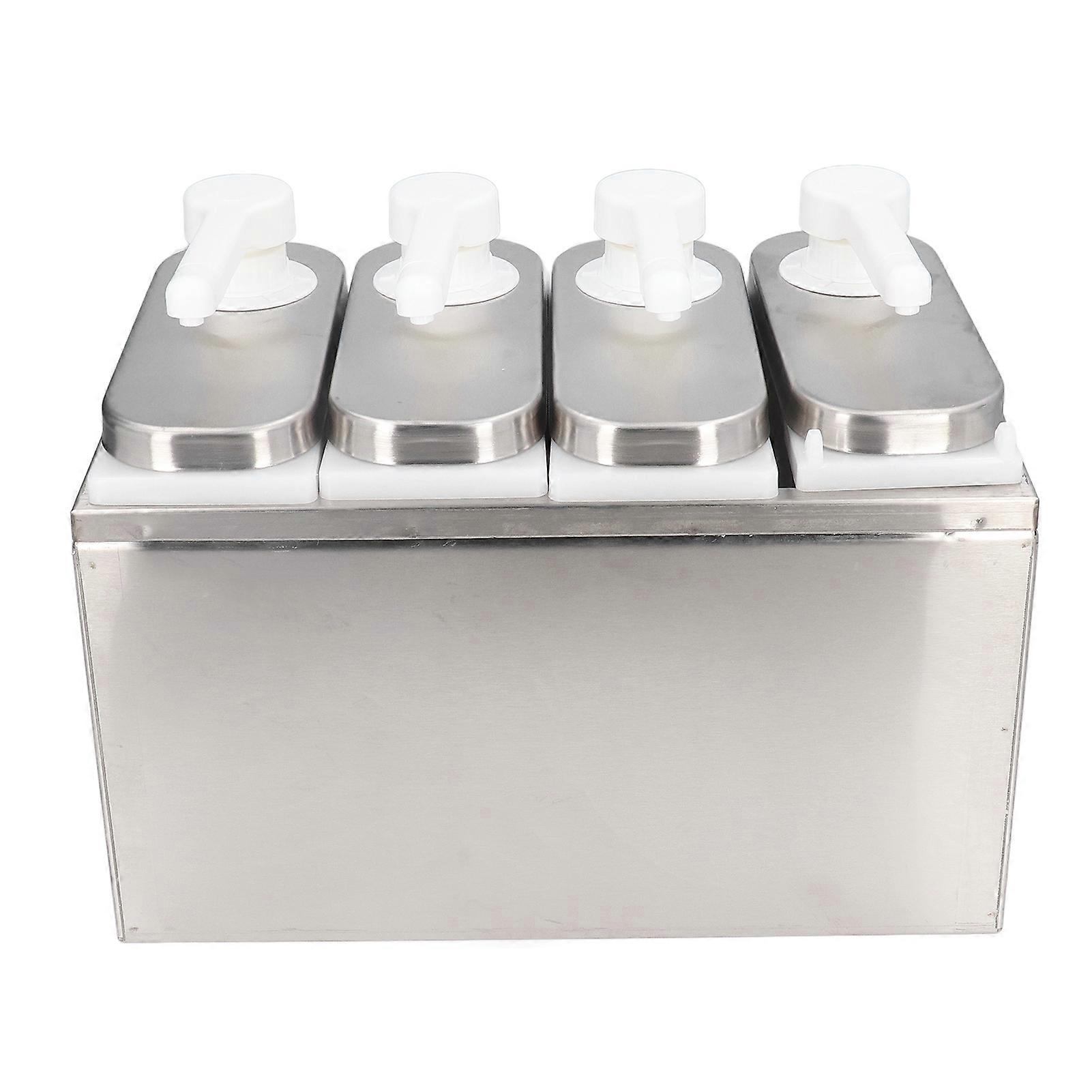 Sauce Dispenser Pump Condiment Squeeze Container for Kitchen Restaurant