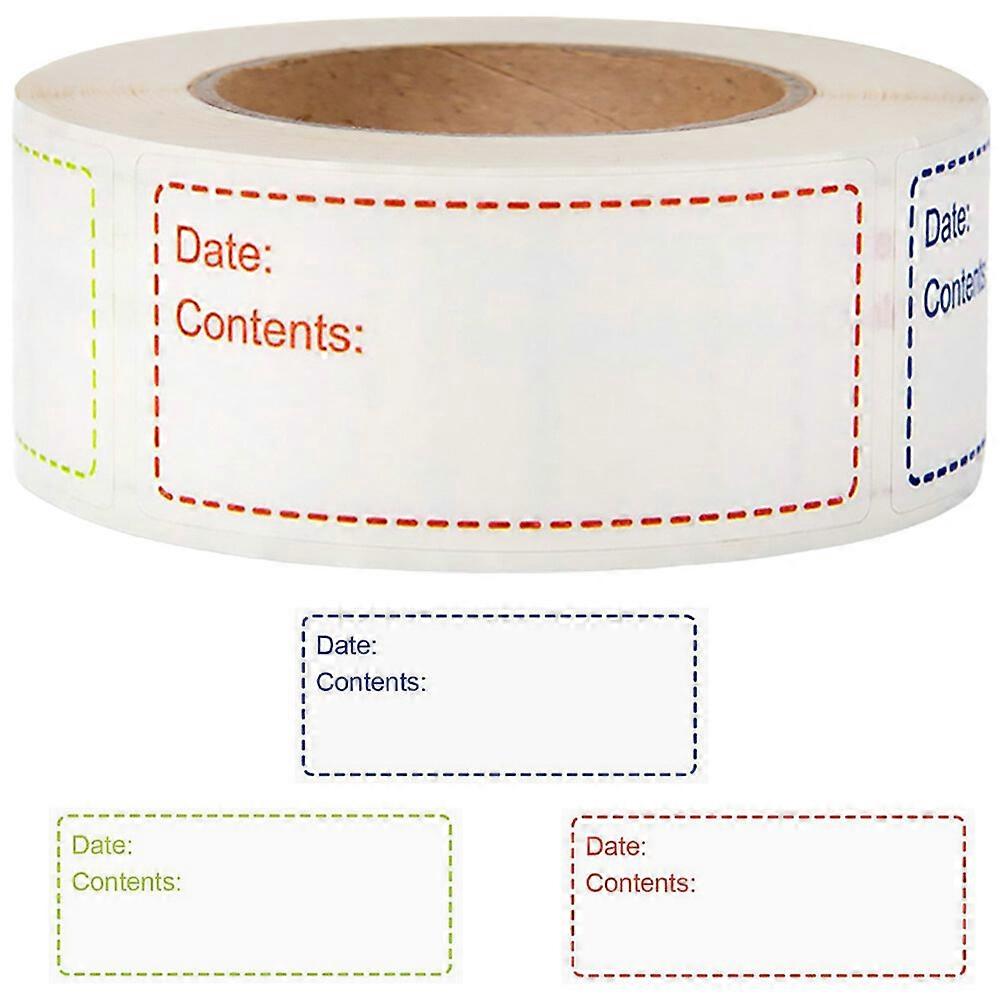 1 Roll of Multi-function Bottle Labels Blank Bottle Stickers Portable Label Stickers