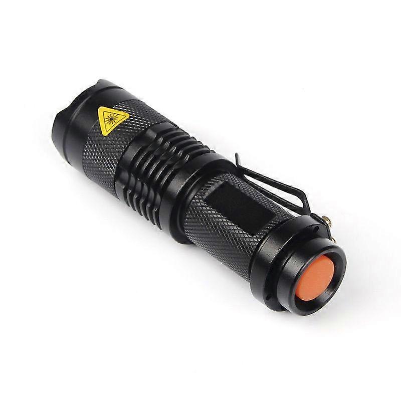 3 Modes LED Torch Torch Tactical Light Adjustable Focus Zoom Light black