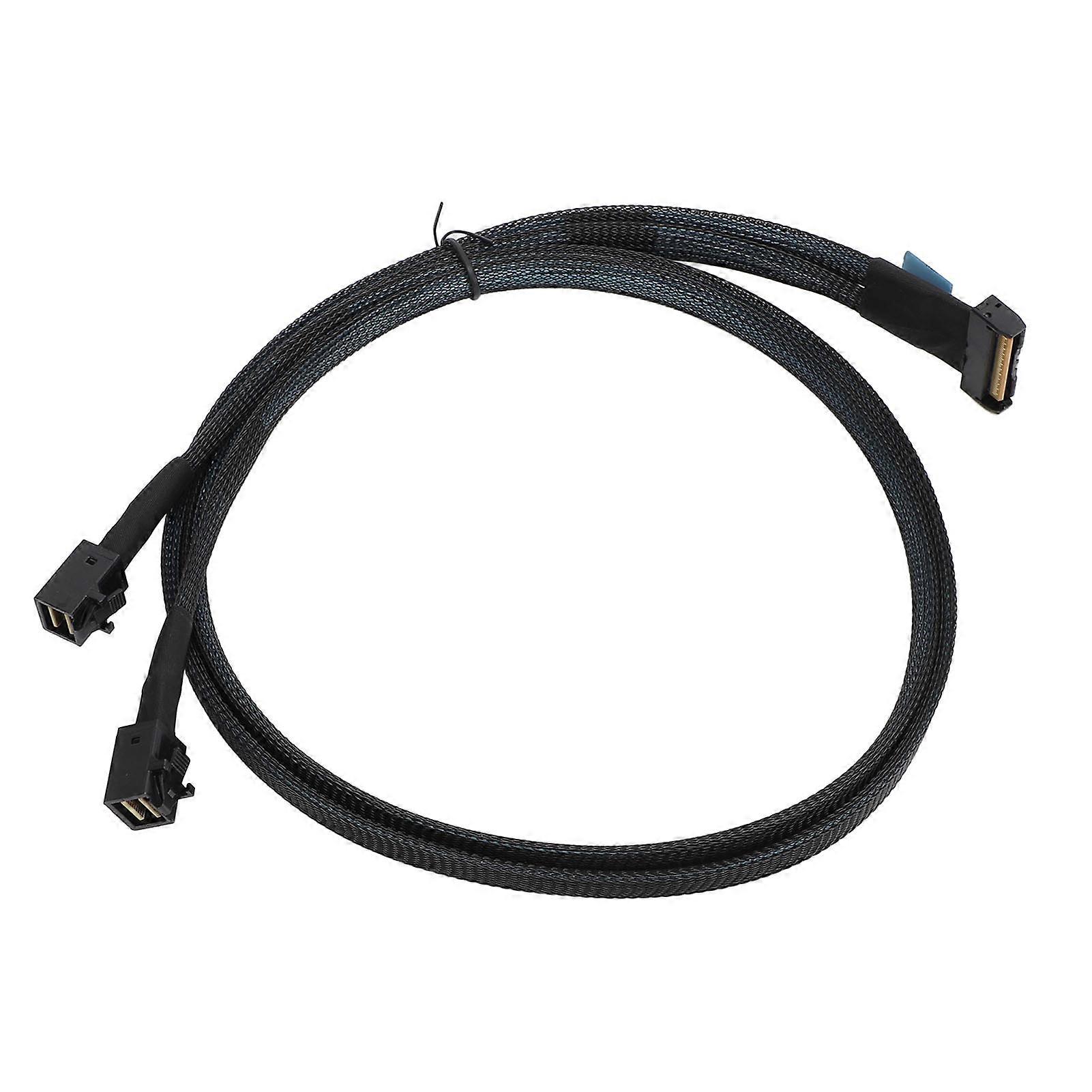 Cavo PCIe 5.0 32 GT/s da 8i a 2 SFF 8643 per MCIO X8 a Mini SAS HD SFF 8643 per server per data center da 31,5 pollici