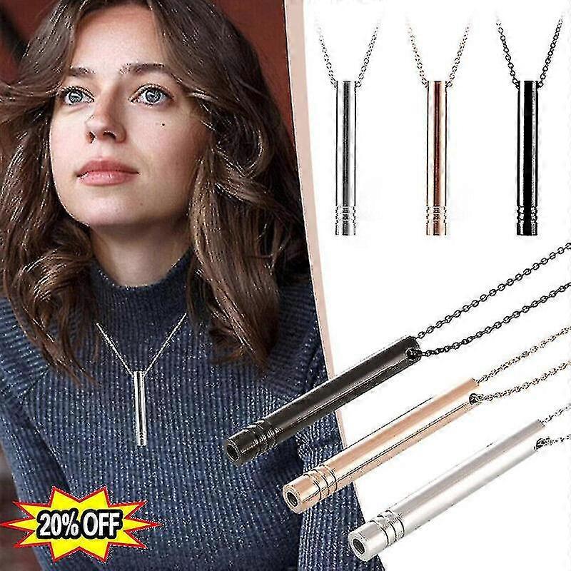 قلادة Breathlace الإقلاع عن التدخين قلادة Breathlace Anxiety Reliever Neck 2023 'Tw