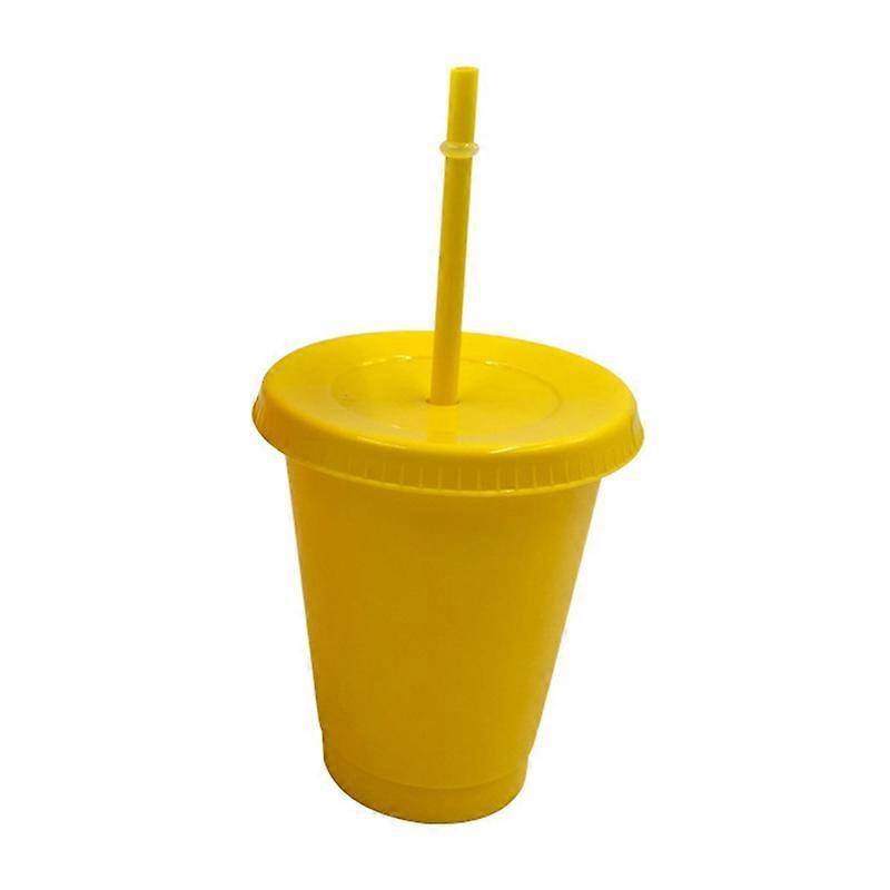 Christmas Straw Cup Festive Reusable PP Solid Color Drinking Tumbler with Lid for Home