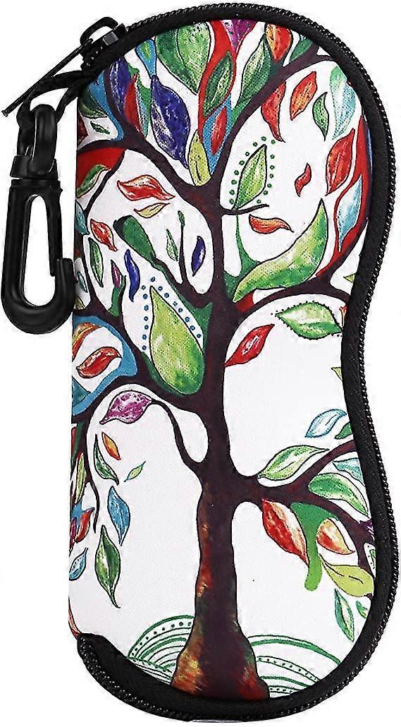Sunglasses Soft Case Ultra Light Neoprene Zipper Eyeglass Case With Belt Clip