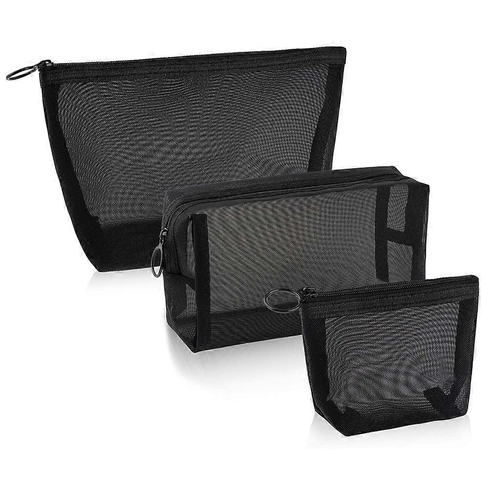 Mesh Toiletry Bag, Makeup and Cosmetic Organizer