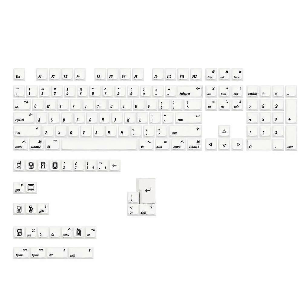 133 Pbt Keycap Mda Simple Caps Mechanical Cap Replacement Keycap