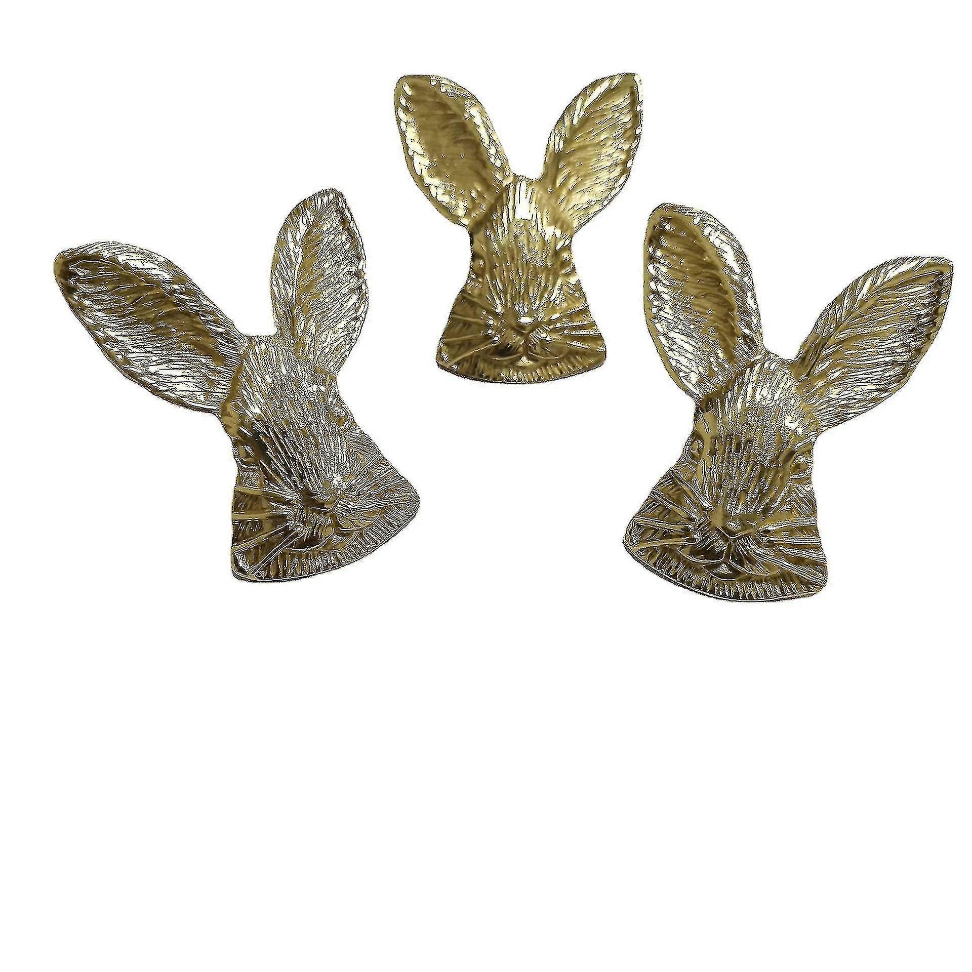 3 Pack Solid Brass Knob Rabbit   Nordic Cabinet Door Knob Drawer  S And Knob Decorative Furniture Hardware