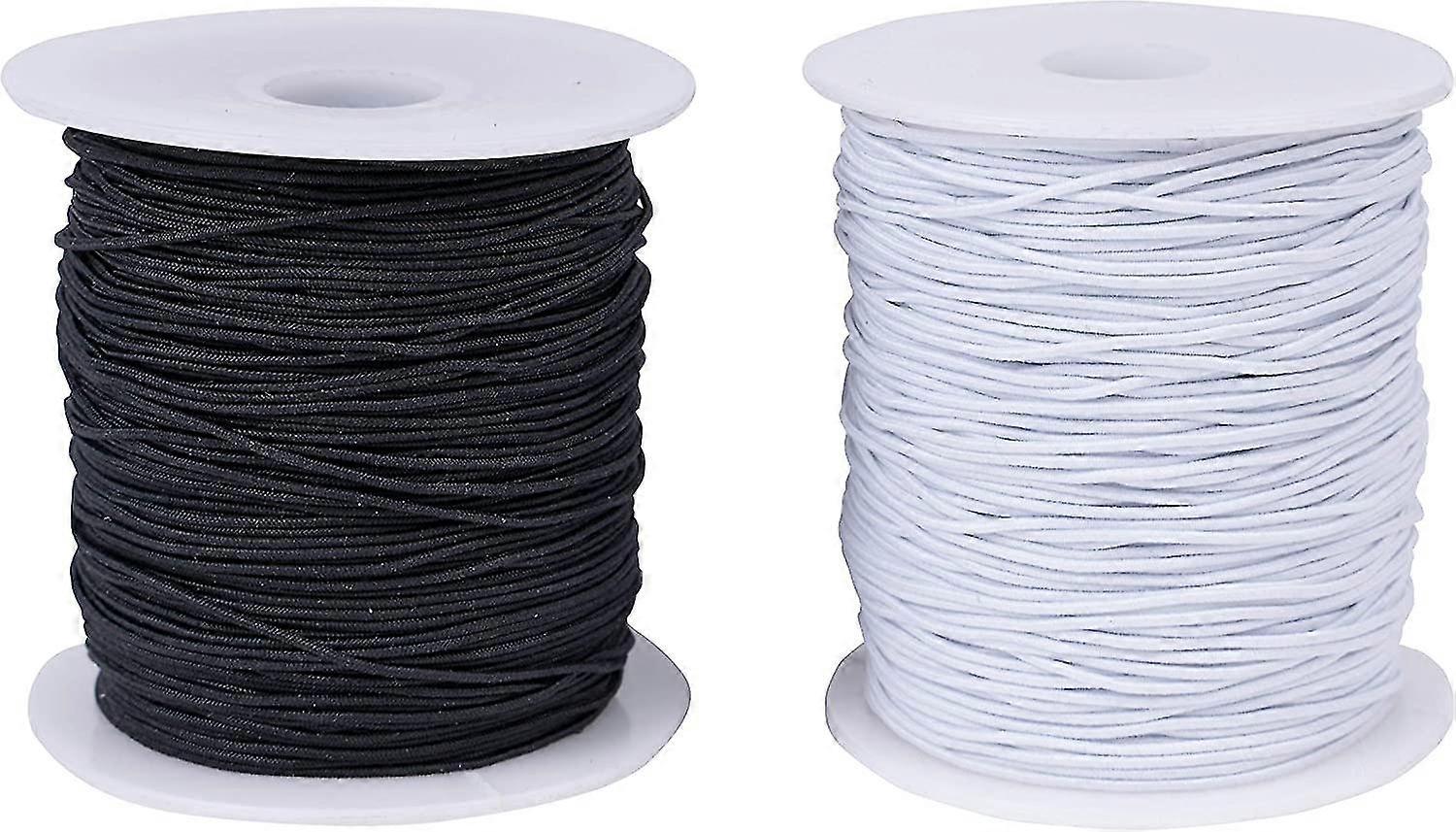 200 Meters 1mm Elastic Cord Beading Cord Stretch Fabric Craft String Sewing Thread For Diy Crafts Bracelets Necklaces