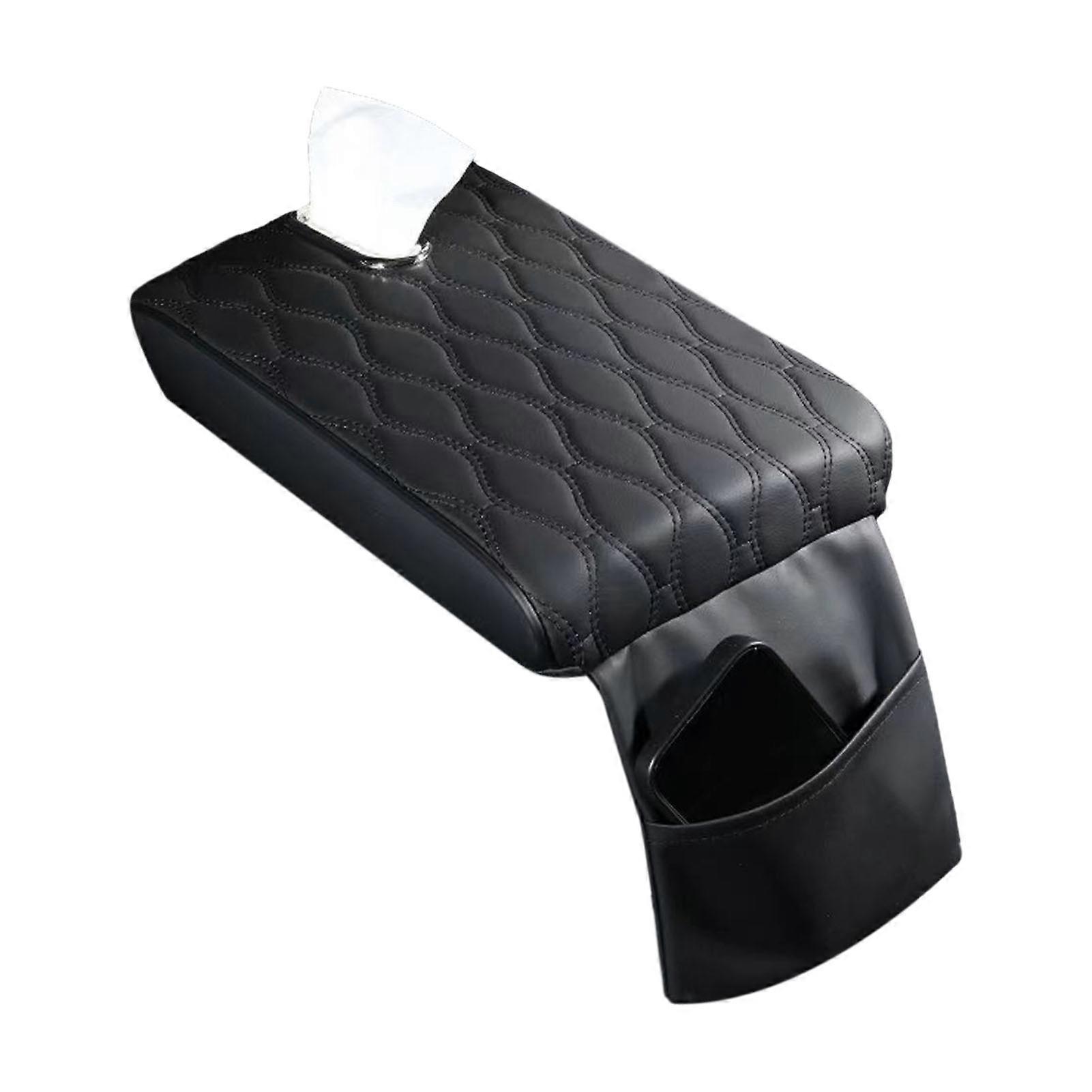 Center Console Protector Pad Car Armrest Box Mat Wear Resistant Soft Universal Easy Installation Center Console Armrest Cover