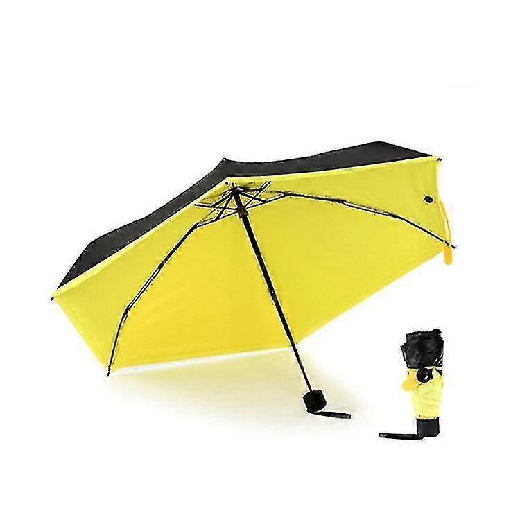 ceative mini pocket umbrella clear men umbrella(yellow)
