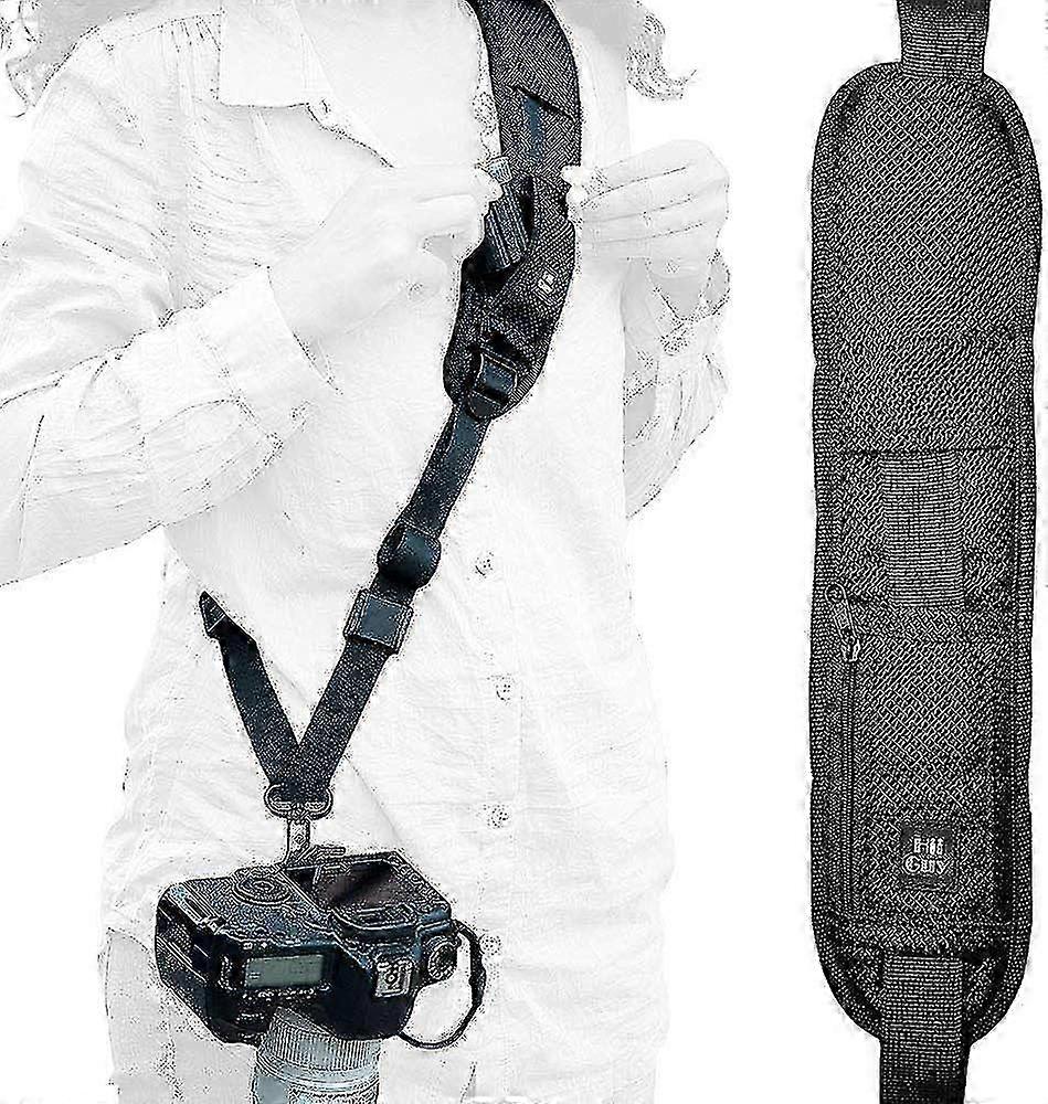Correia da câmera regular - Extra longa 32-44 polegadas cintas da câmera para fotógrafos Heavy Duty Camera Shoulder Strap