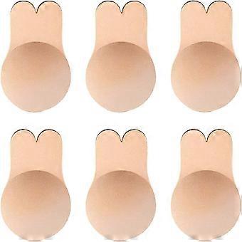 Strapless Adhesive Invisible Bra Lift Nipplecovers, Rabbit Bra 3 Pair (L)