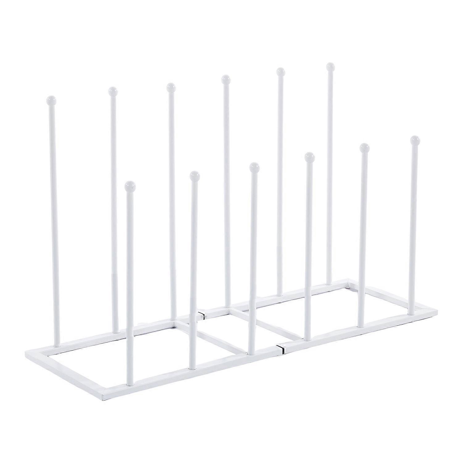 Free Standing Shoe Boots Rack Sturdy Metal Construction Rustproof Simple Installation Shoes Boot