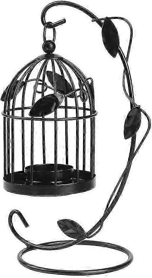 Vintage Birdcage Candlestick, Decorative Candle Holder for Wedding