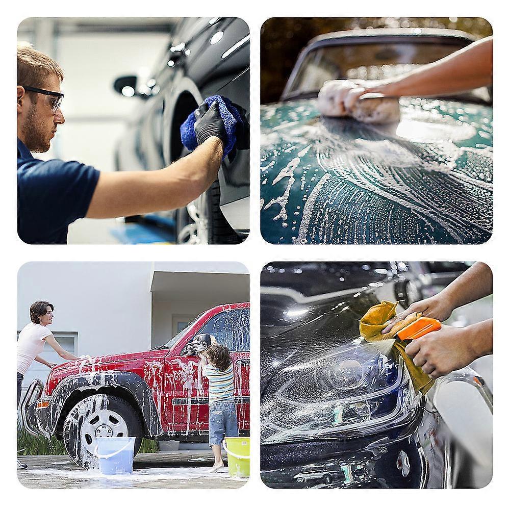 Auto cleaning set 9pcs with applicator pad towels gloves