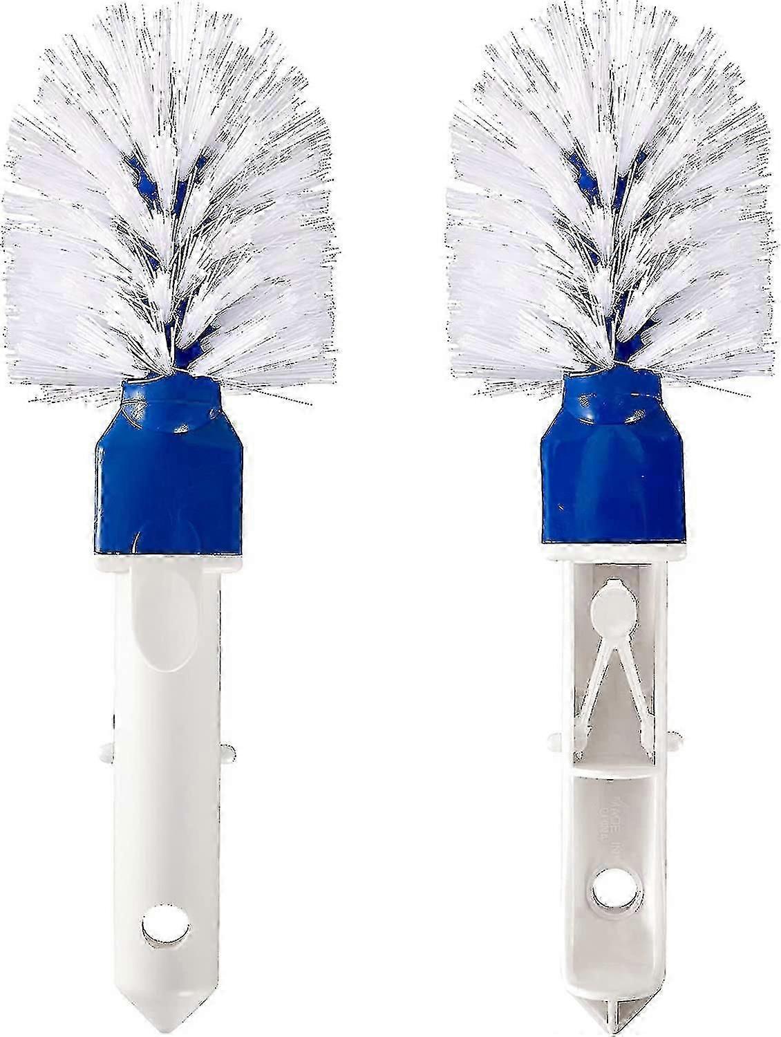 2pcs Swimming Pool Corner Brush- Pool Step & Corner Brush Head Pool Cleaning Round Brushes With Easy Clips For Above-ground