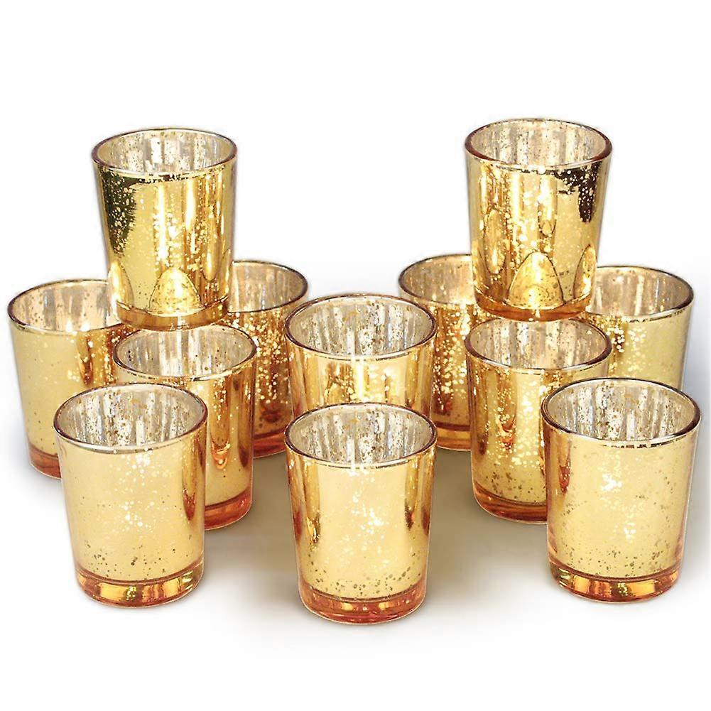 12 Pack Mercury Tealights for Wedding Tabletop Use