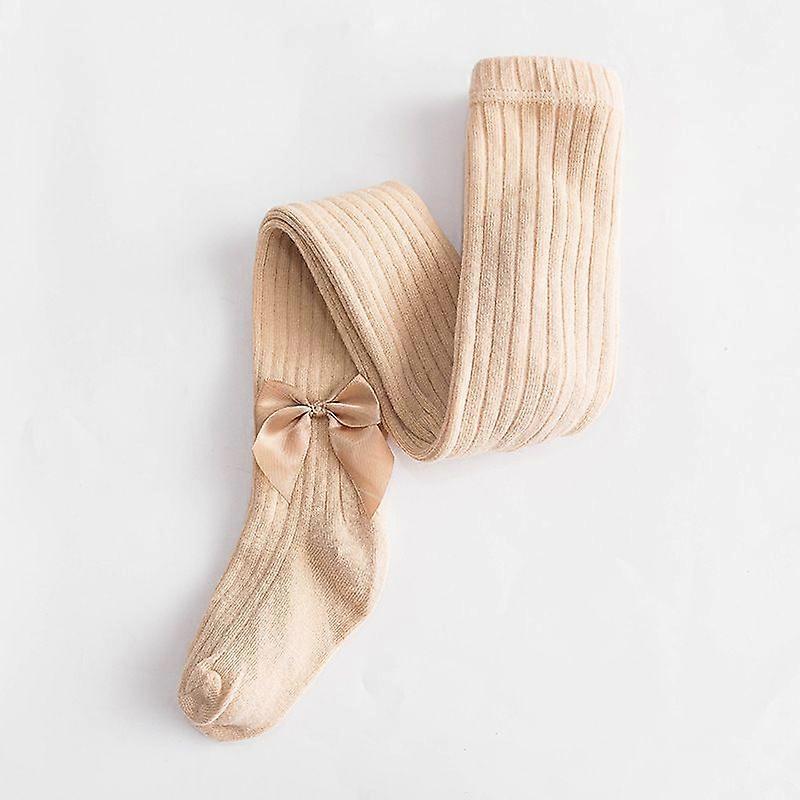 Bow Knit Girls Κολάν (6-12 μηνών) Χακί