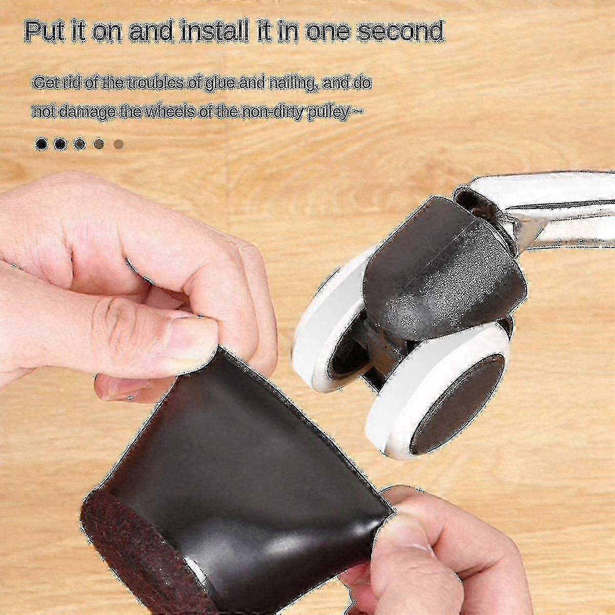 10x λαστιχένιο κρεβάτι καρέκλα γραφείου πώμα ροδών έπιπλα πόδια Caster κύπελλα καρέκλα πόδια προστατευτικά δαπέδου Fe