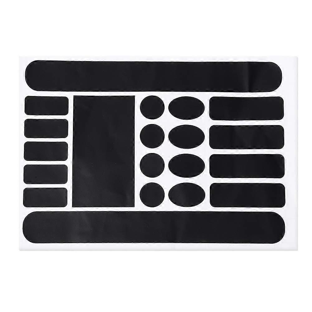 Anti-Scratch Frame Decals for Mountain Bikes - Durable Waterproof Stickers, Custom Fit for 26/27.5/29 Inch Frames, Black Color