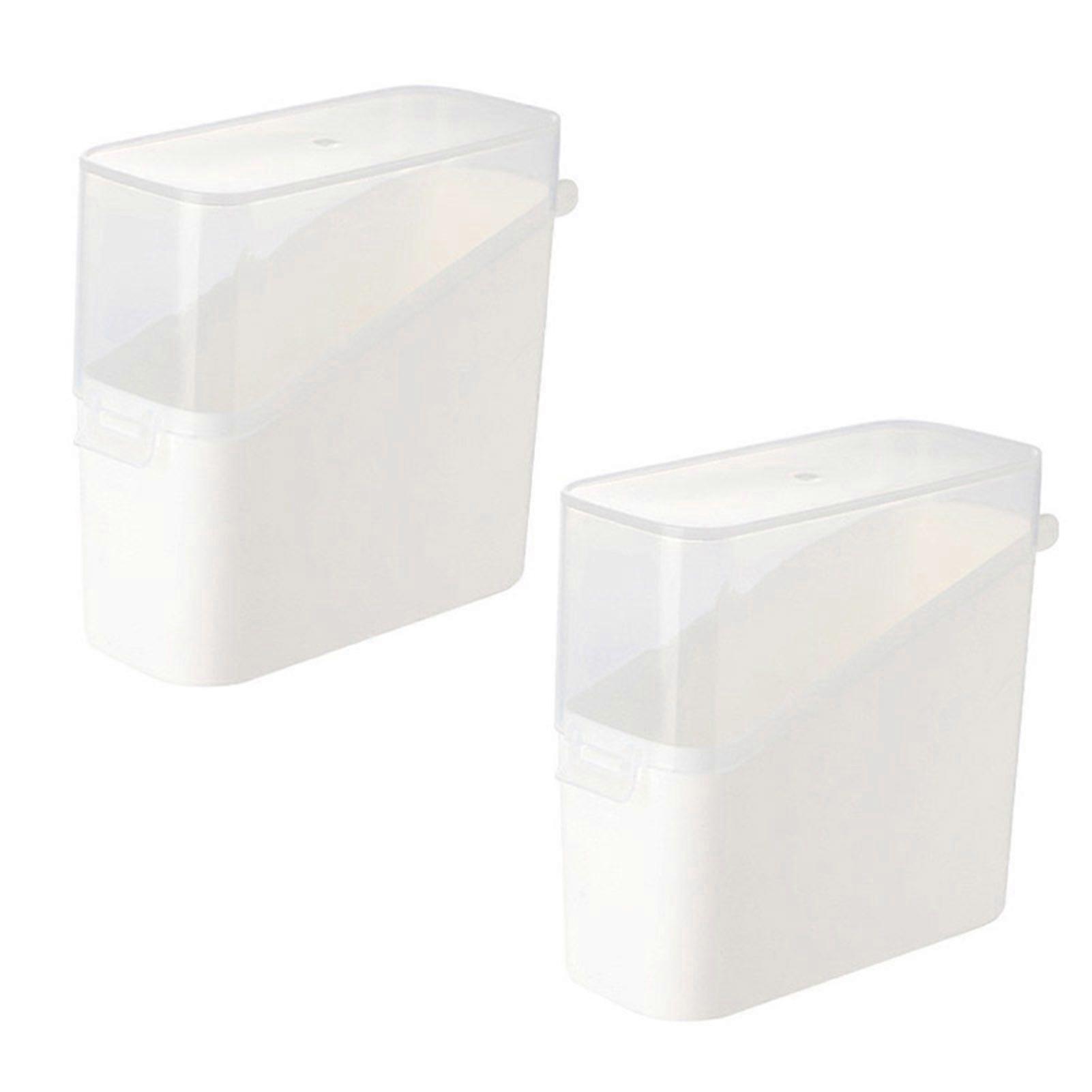 Qinghai 2/3Pcs Sliced Cheese Container Refrigerator Storage Box Food Grade BPA Free Transparent Design Cheese Holder Storage Container