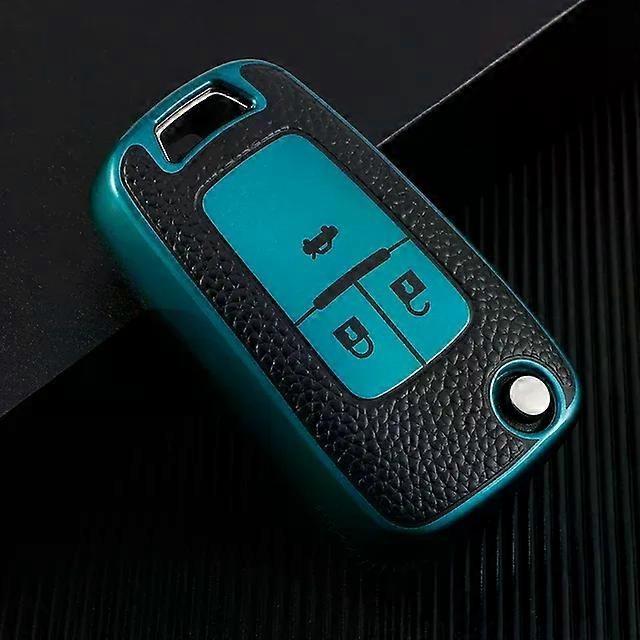 Leather Car Folding Key Case Cover for Chevrolet Cruze Aveo Trax Sail Malibu Captiva Opel Vauxhall Astra J Corsa Insignia Mokka MXP