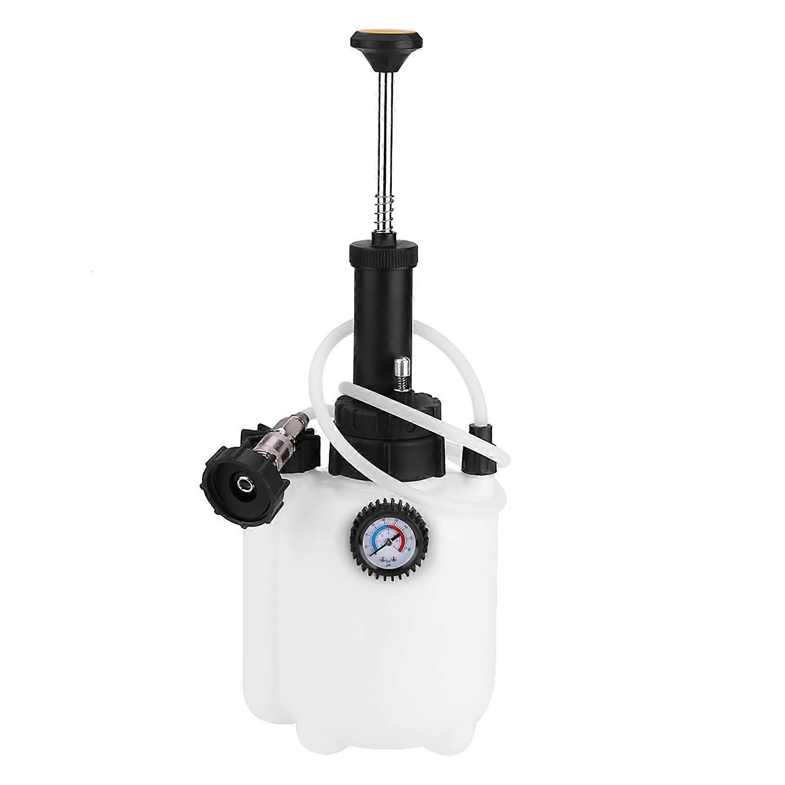 3L Capacity Manual Brake Clutch Fluid Bleeder Bleeding Tool with Universal Adapter