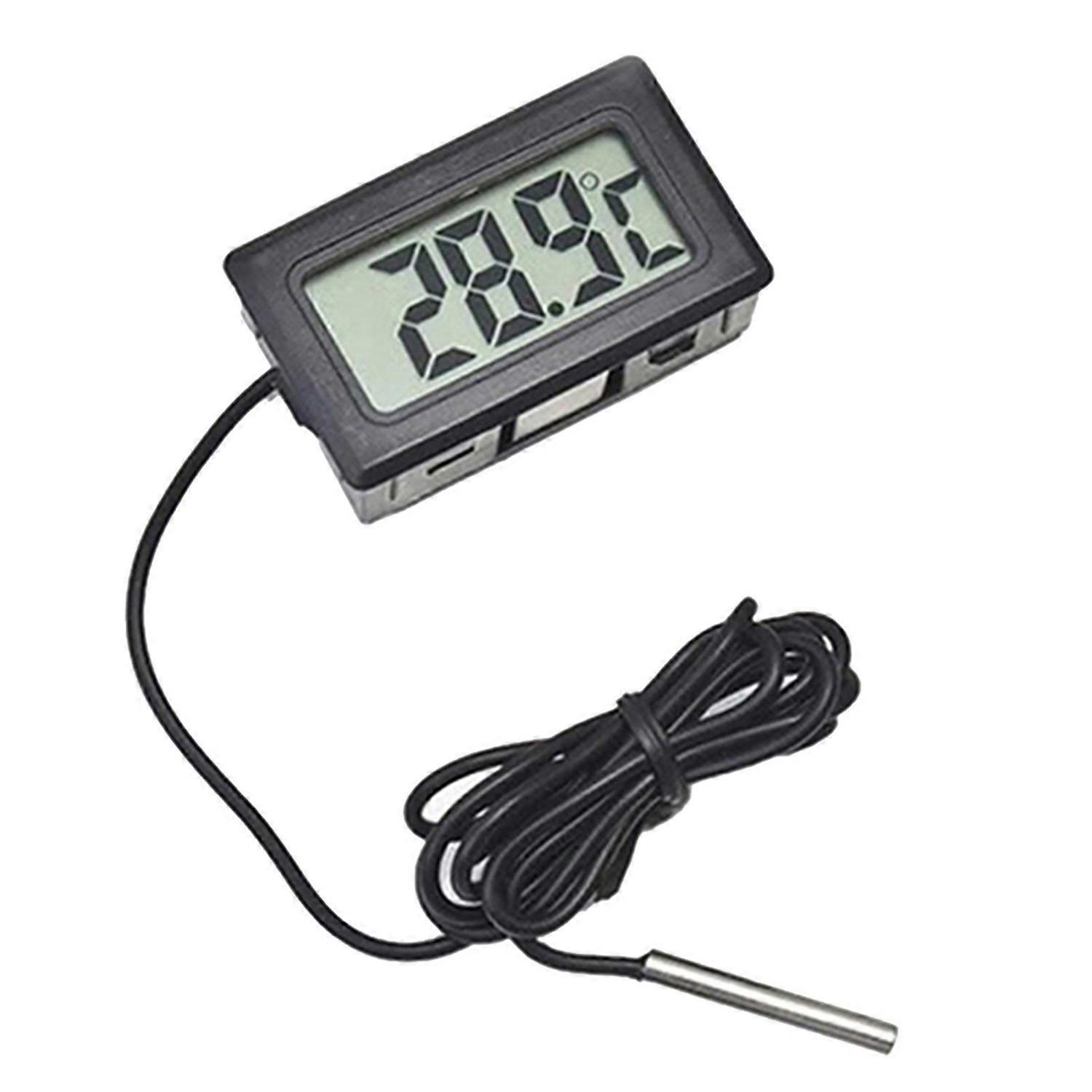 Fish Aquarium Water Fridge 2m Probe LCD Mini Digital Thermometer Temperature Tester