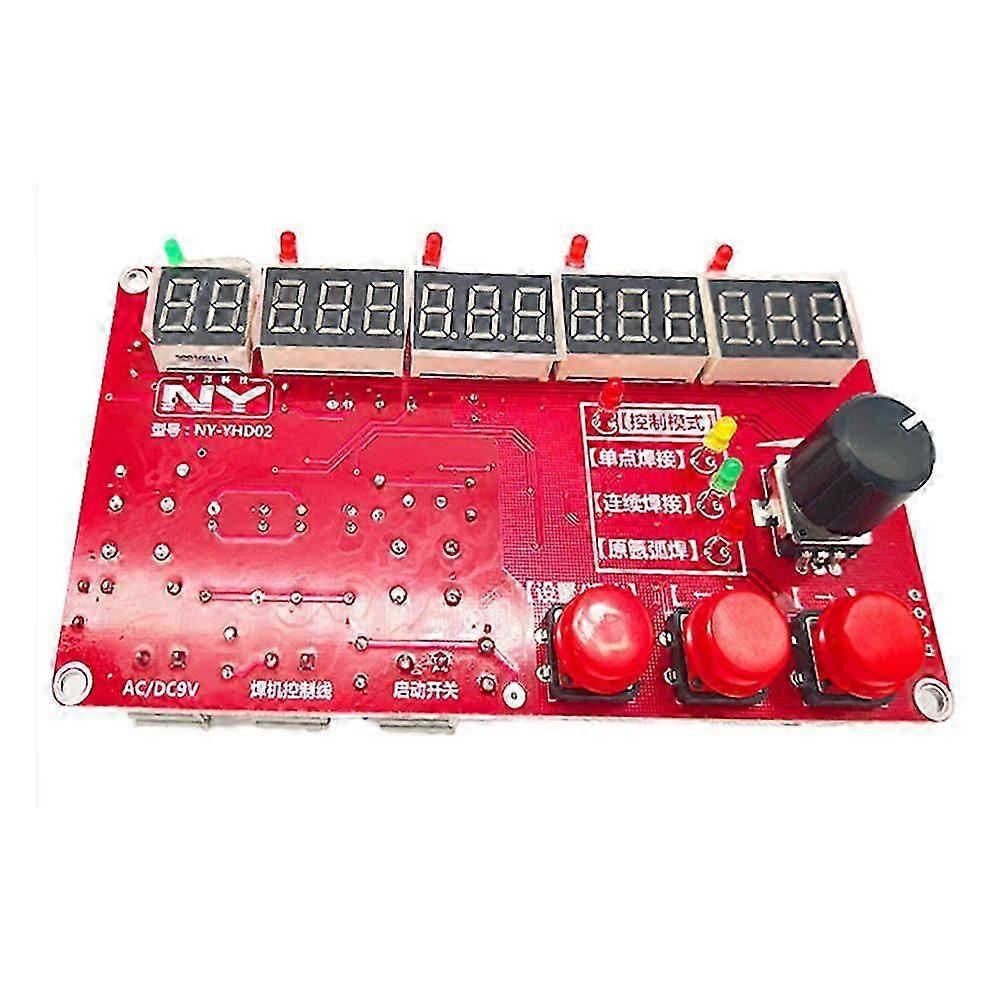 NY-YHD02 Argon-arc Continuous Single-spot Welding Control Board DIY Pulse Time Interval Time Settable Welding Controller
