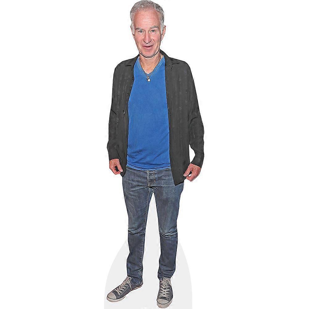 John McEnroe (Casual) Cardboard Cutout (lifesize OR mini size). Standee. Stand Up.
