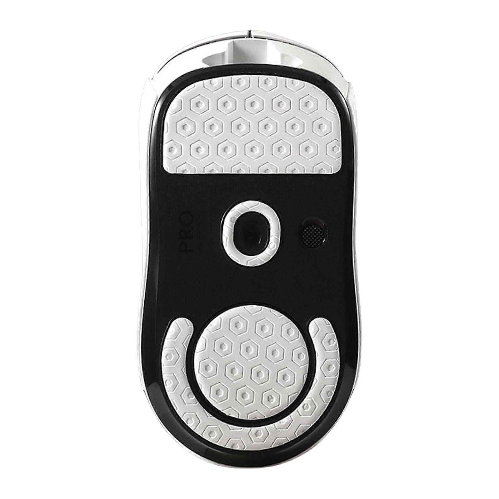 3D Texture Mouse Feet Mouse Skates Mouse Stickers Pad for GProX Superlight Mouse Curved Edges White