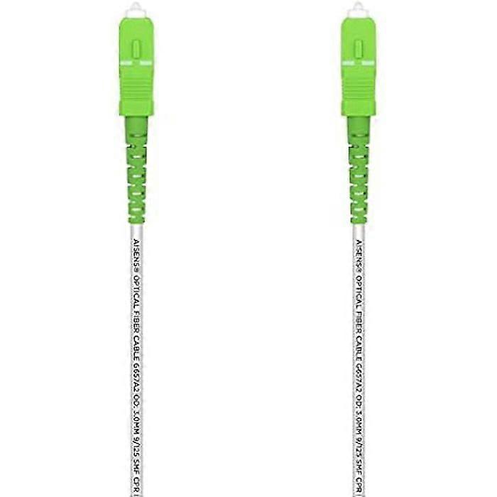 Fiber Optic Cable - AISENS - A152-0496 - Single-Mode - 5m - SC/APC-SC/APC