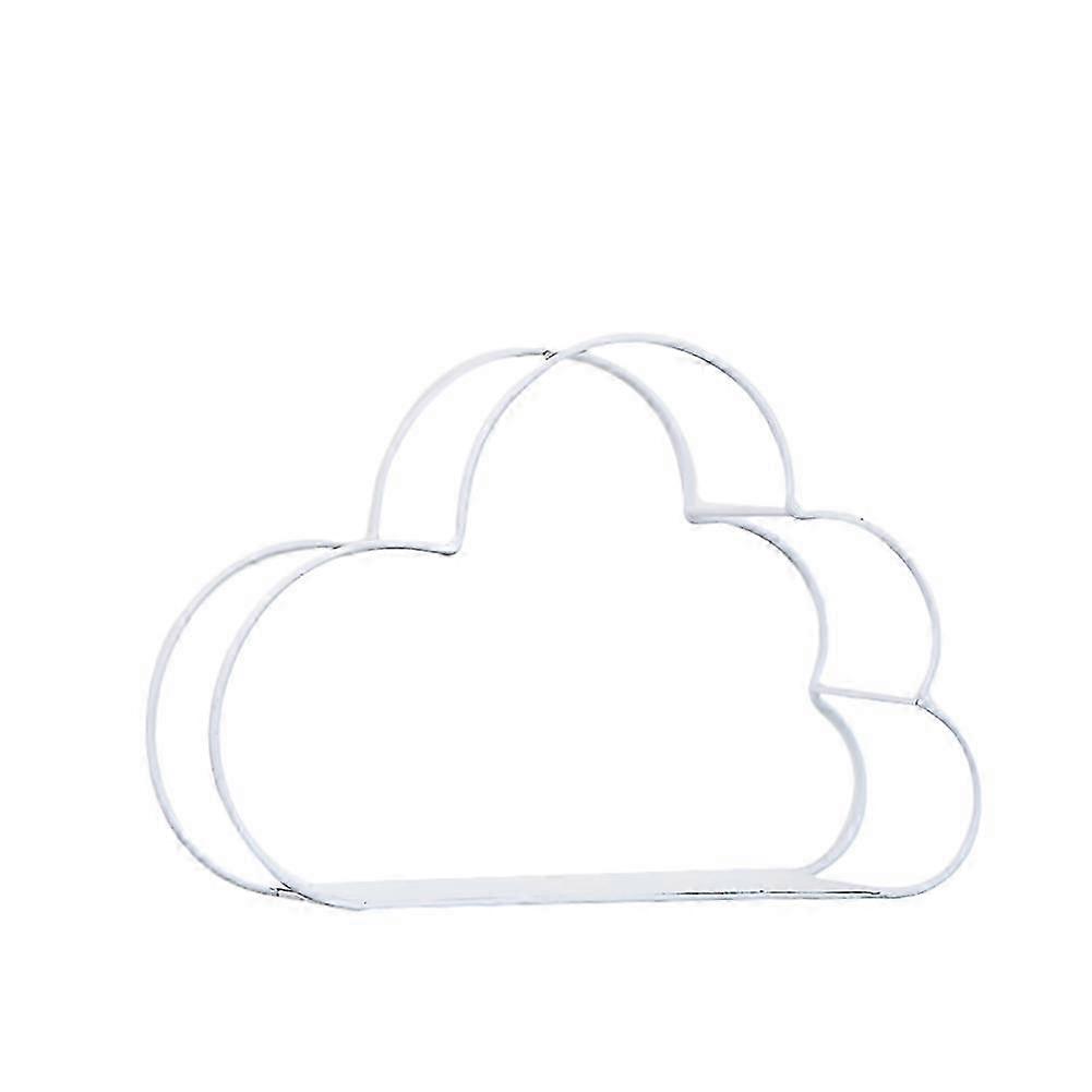 رفوف تخزين الحديد على شكل سحابة معلقة ديكور وعاء زهور تخزين رف تخزين صندوق تخزين التماثيل كتاب الحائط عرض التماثيل