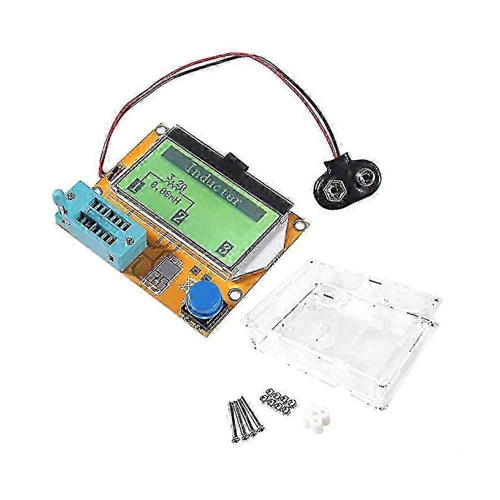2025 328 Graphical Transistor Tester, Npn Pnp Diode Triode Capacitor Esr Mosfet Resistance Sense Lcd Dis