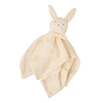Baby Soothing Towel Cartoon Animal Burping Cloth Comforting Toy Helping Kids Calm and Promote Sleep for Infants Toddlers  Khaki