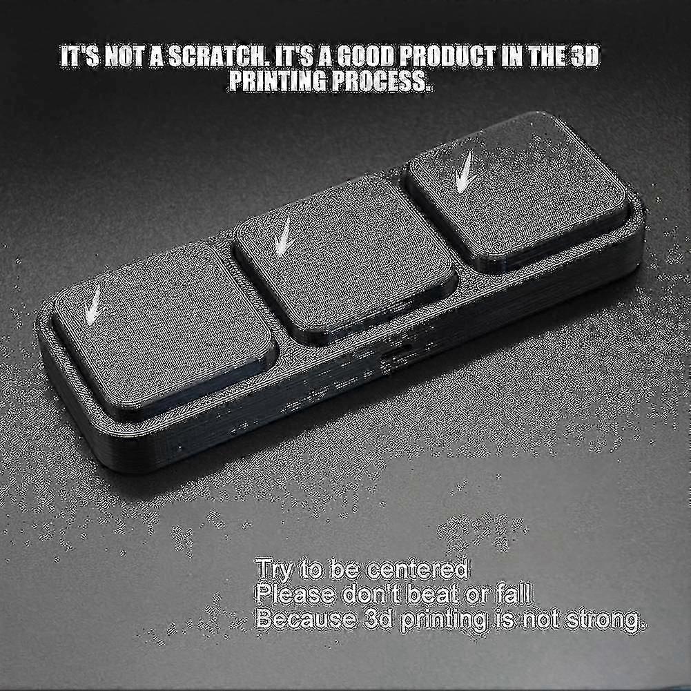 1/2/3 Large Key Usb Programmable Macro Keyboard For Windows Linux Macos ...